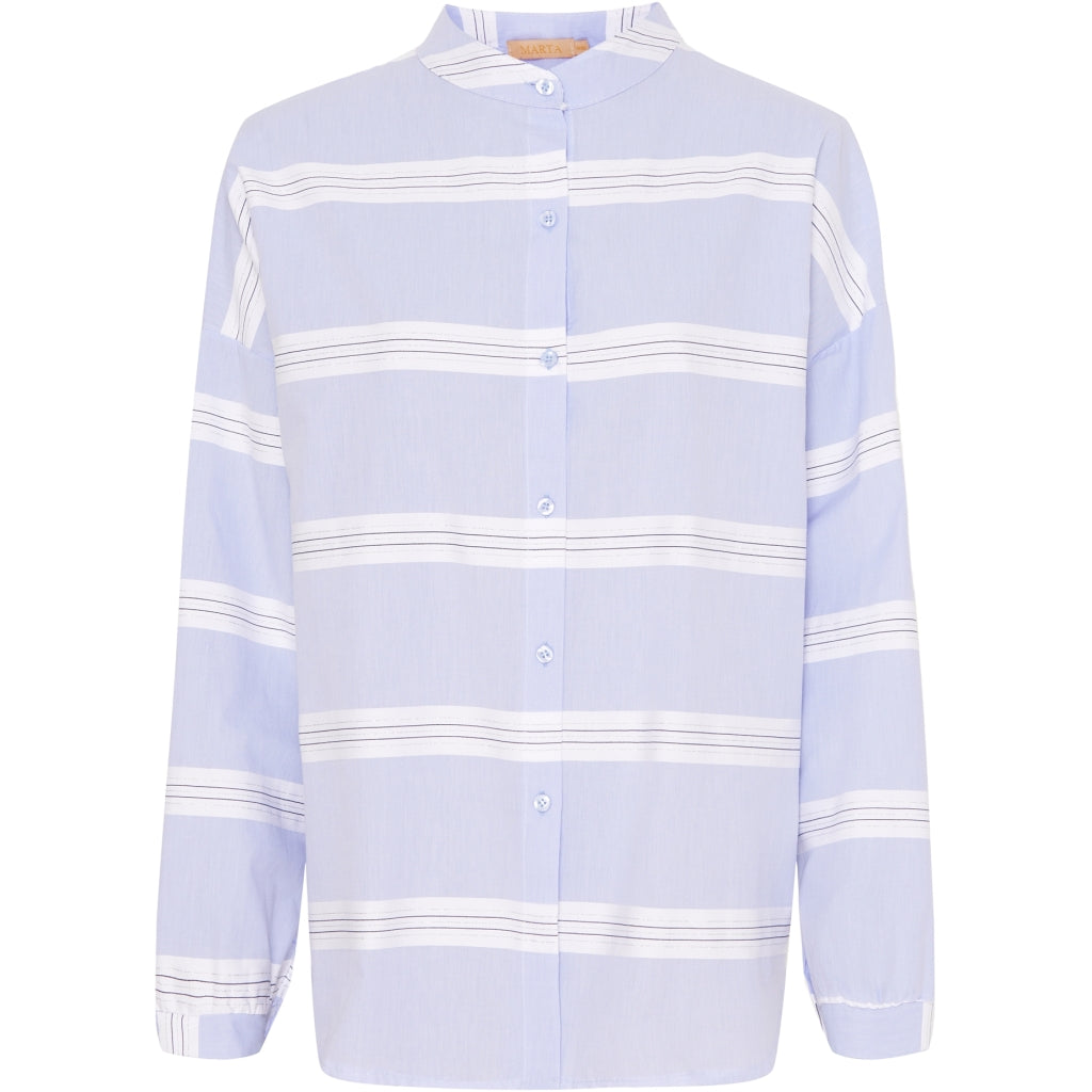 MARTA DU CHATEAU Marta Du Chateau dame skjorte 1628 Shirt Celeste