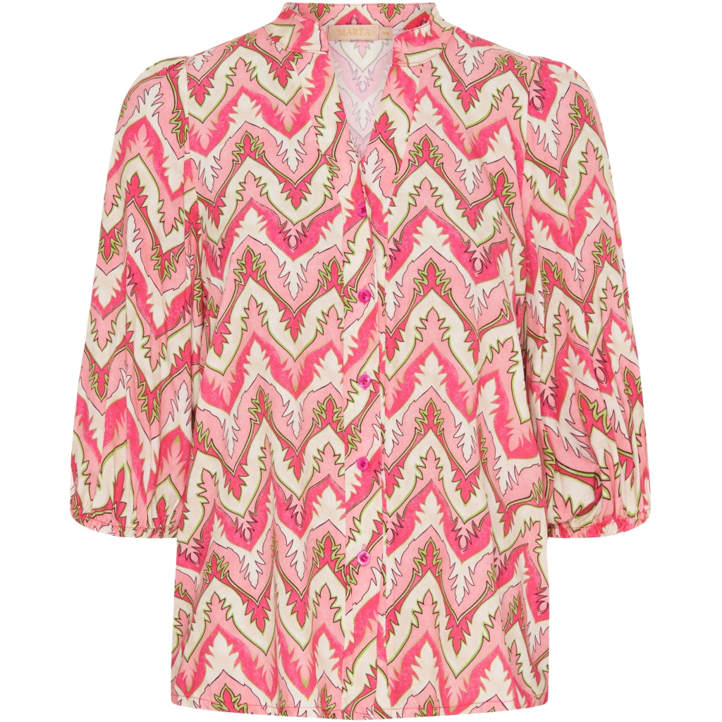 MARTA DU CHATEAU Marta Du Chateau dame skjorte 2648B Shirt FuxiaFH2062