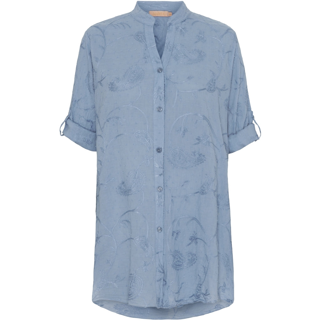 MARTA DU CHATEAU Marta Du Chateau dame skjorte 2699 Shirt SS Jeans