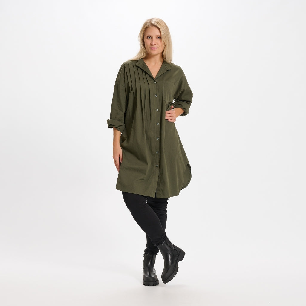MARTA DU CHATEAU Marta Du Chateau dame skjorte 5397 Shirt Military