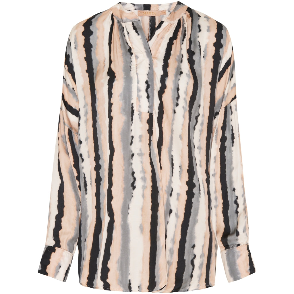 MARTA DU CHATEAU Marta Du Chateau dame skjorte 5565 Shirt Nero