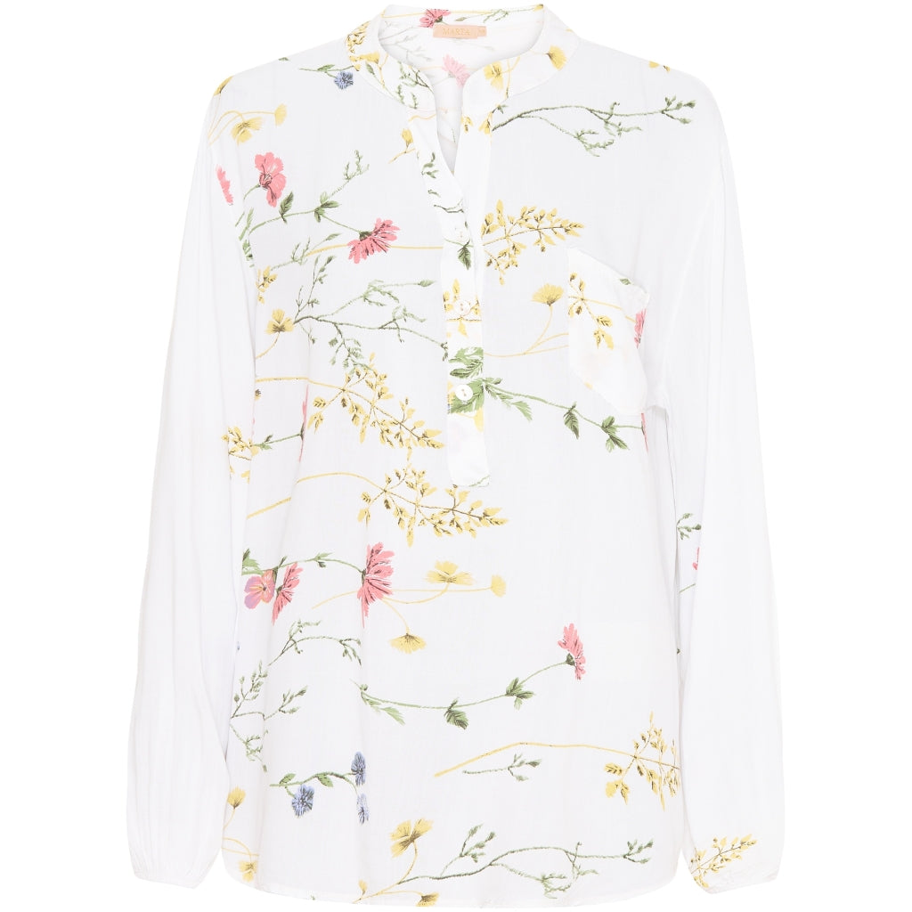 MARTA DU CHATEAU Marta Du Chateau dame skjorte 8500 Shirt Branch White