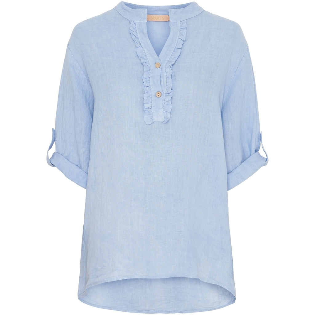 MARTA DU CHATEAU Marta Du Chateau dame skjorte 85137-1 Shirt Celeste2389