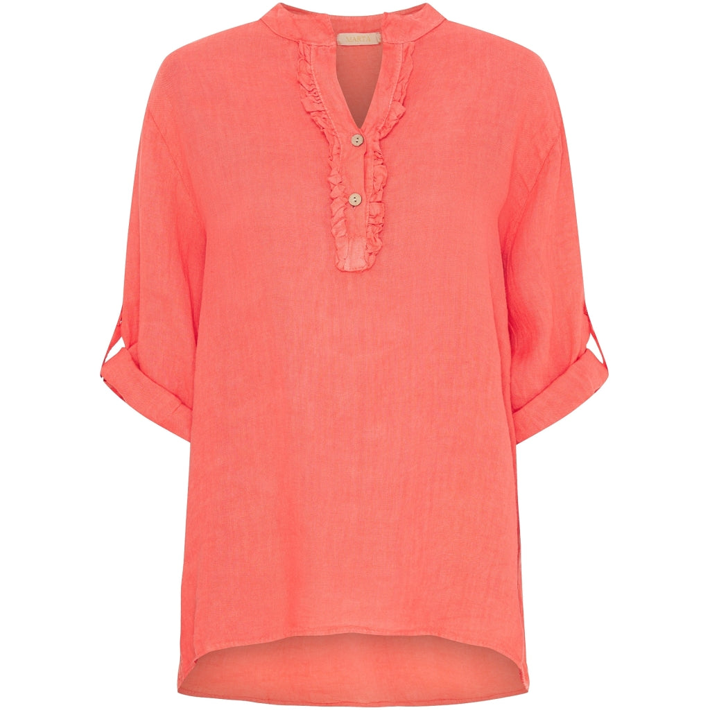 MARTA DU CHATEAU Marta Du Chateau dame skjorte 85137-1 Shirt Corallo1024