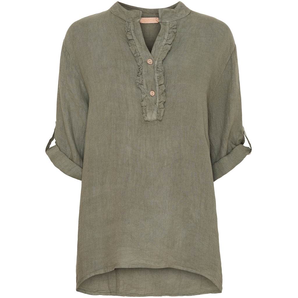 MARTA DU CHATEAU Marta Du Chateau dame skjorte 85137-1 Shirt Military2828
