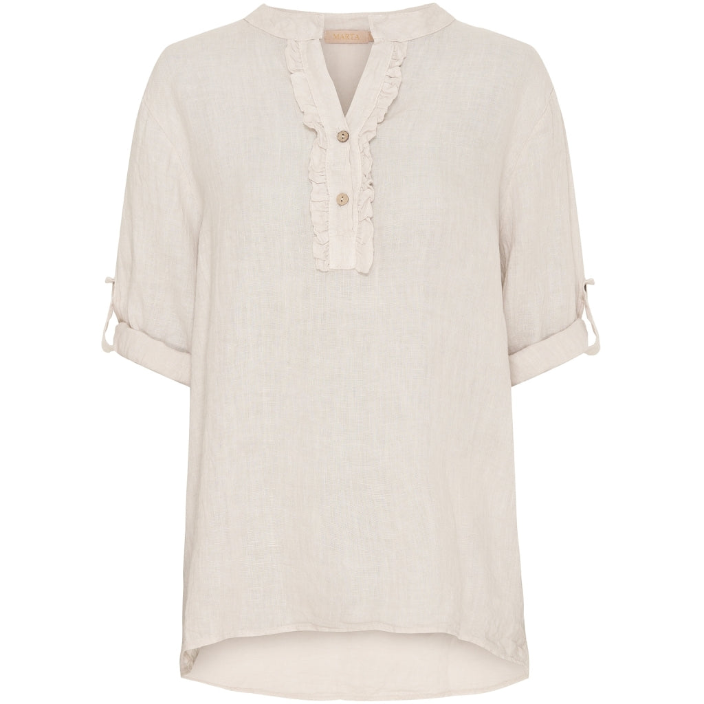 MARTA DU CHATEAU Marta Du Chateau dame skjorte 85137-1 Shirt Sabbia1752