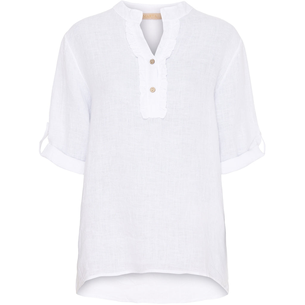 MARTA DU CHATEAU Marta Du Chateau dame skjorte 85137-1 Shirt White