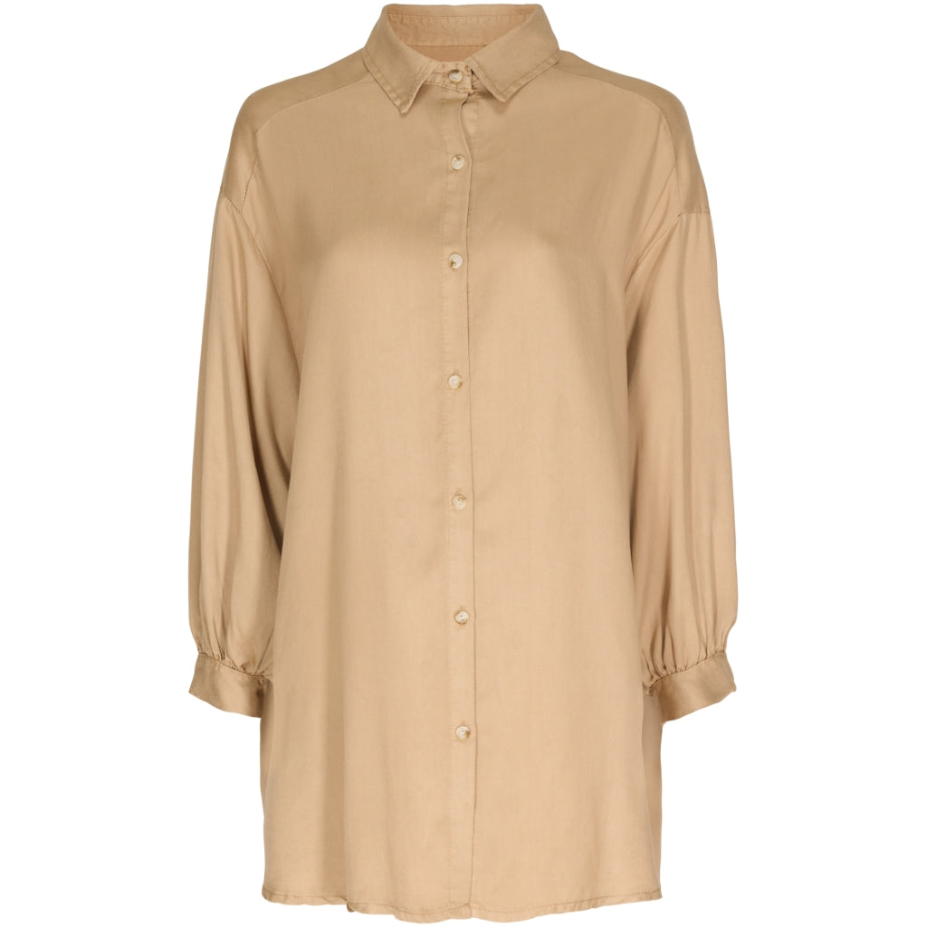 MARTA DU CHATEAU Marta Du Chateau dame skjorte 8860 Restudsalg Camello