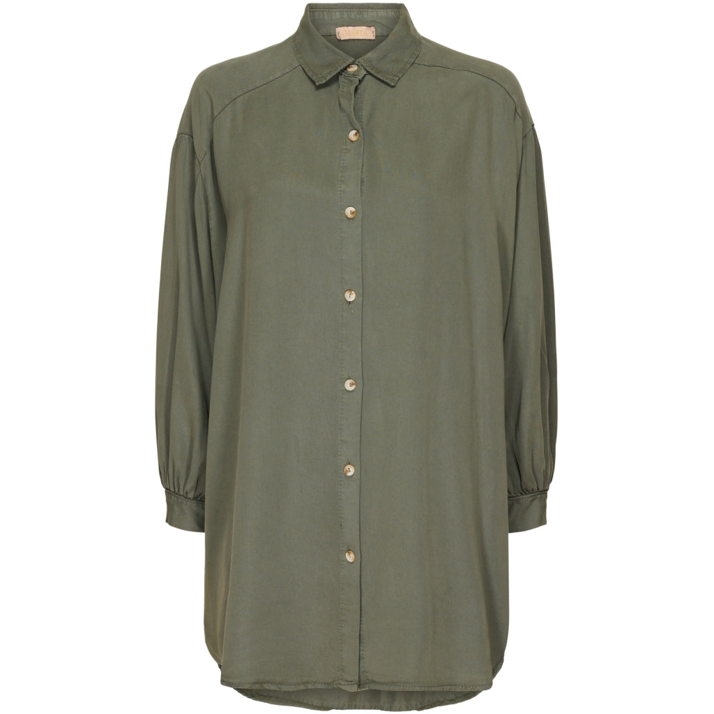 MARTA DU CHATEAU Marta Du Chateau dame skjorte 8860 Restudsalg Military