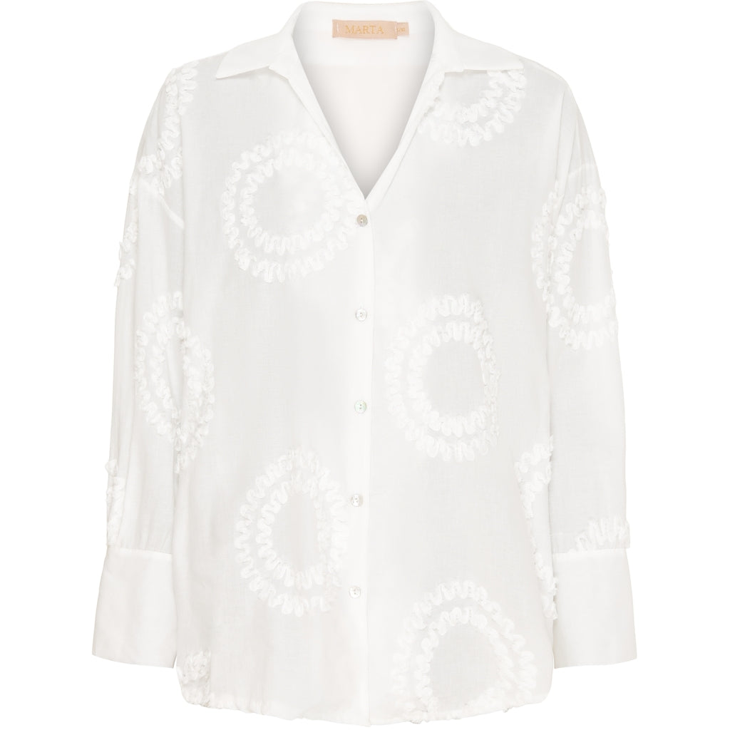 MARTA DU CHATEAU Marta Du Chateau dame skjorte 889911 Shirt White