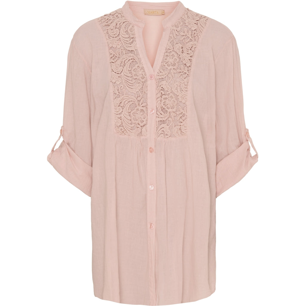 MARTA DU CHATEAU Marta Du Chateau dame skjorte 9737B Restudsalg Rose