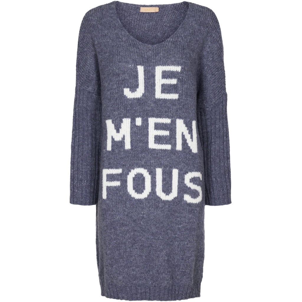 MARTA DU CHATEAU Marta Du Chateau dame strik 21739 Restudsalg Jeans Blue