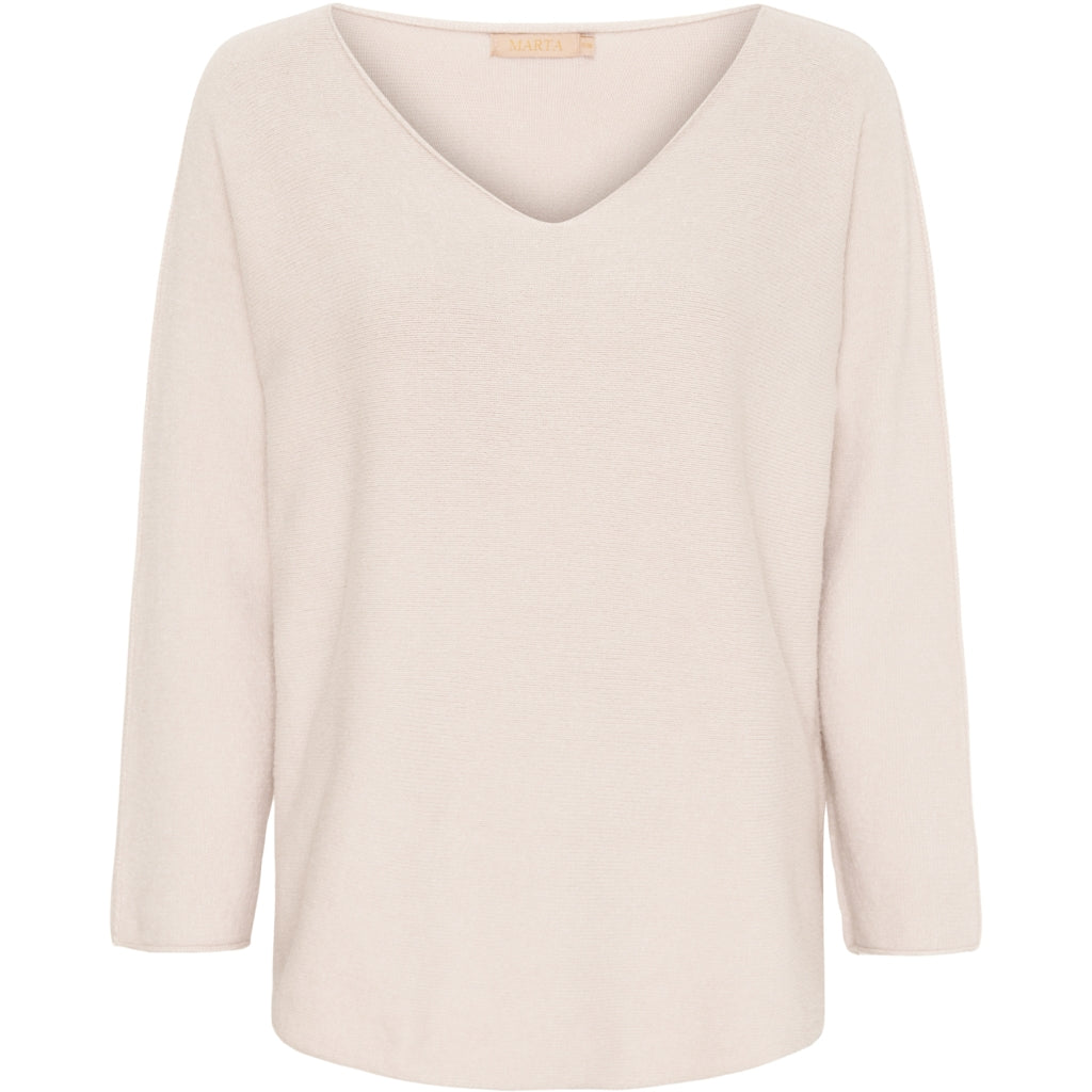 MARTA DU CHATEAU Marta Du Chateau dame strik 5002 Restudsalg Beige