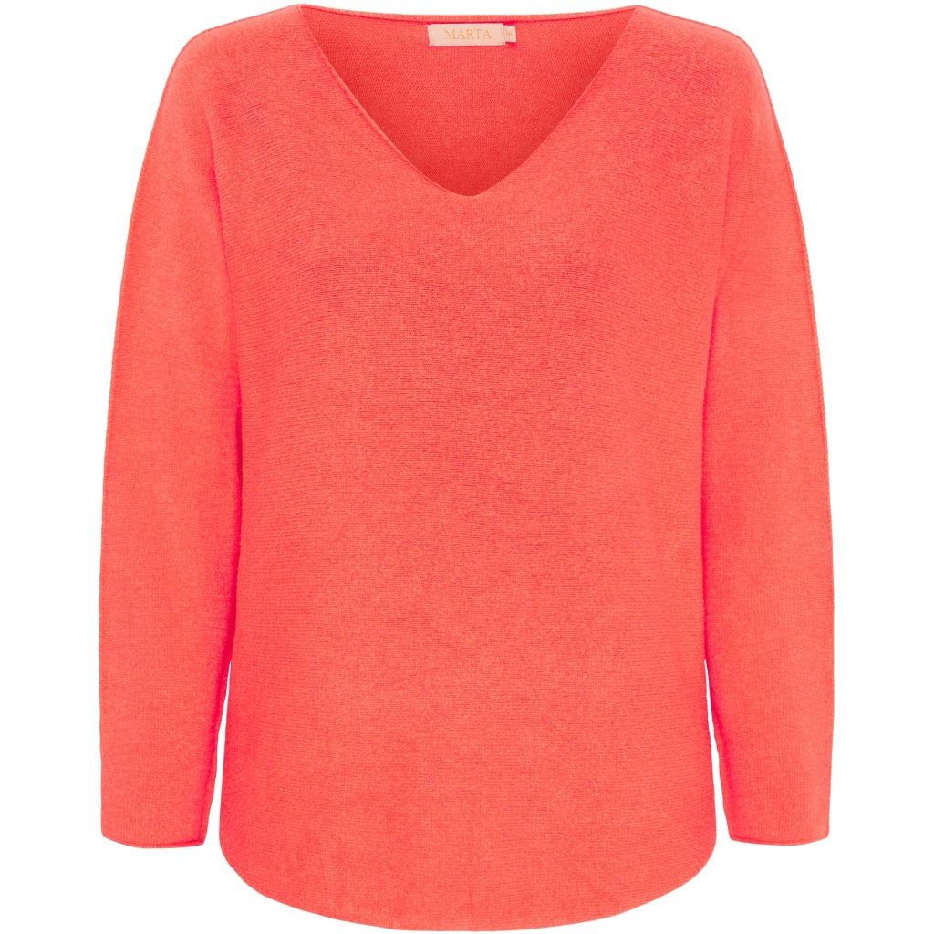 MARTA DU CHATEAU Marta Du Chateau dame strik 5002 Restudsalg Corallo