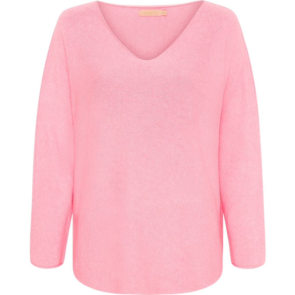 MARTA DU CHATEAU Marta Du Chateau dame strik 5002 Restudsalg Light coral