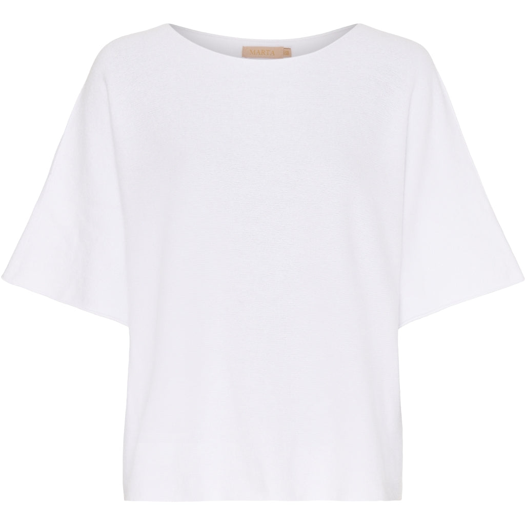 MARTA DU CHATEAU Marta Du Chateau dame strik 5003 Knit White