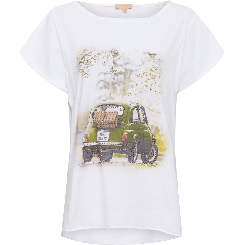 MARTA DU CHATEAU Marta Du Chateau dame t-shirt 0301-SS Restudsalg Military