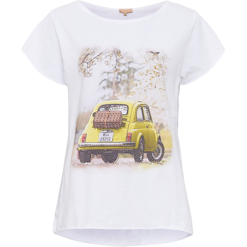 MARTA DU CHATEAU Marta Du Chateau dame t-shirt 0301-SS Restudsalg Yellow