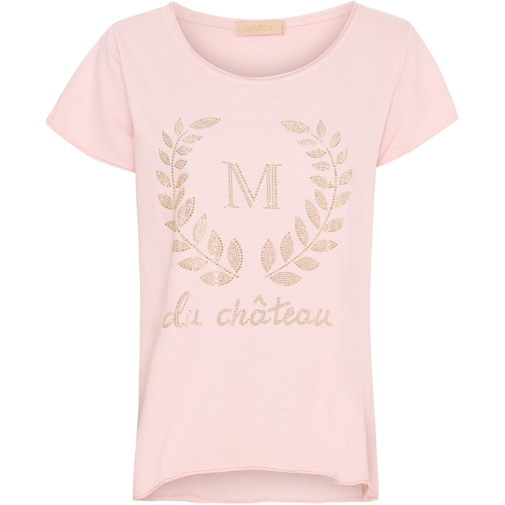 MARTA DU CHATEAU Marta Du Chateau dame t-shirt 1535 Restudsalg SS Rosa