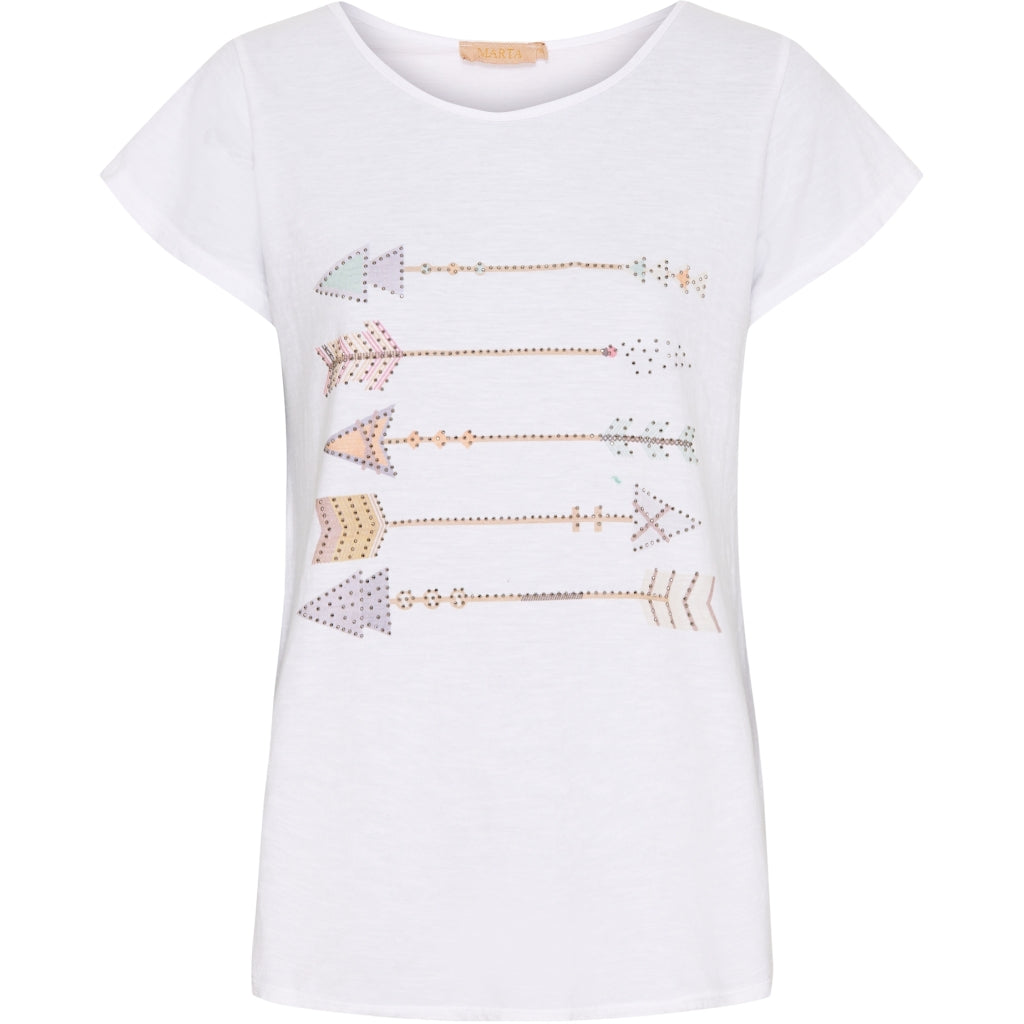 MARTA DU CHATEAU Marta Du Chateau dame t-shirt 3895 Restudsalg BS994