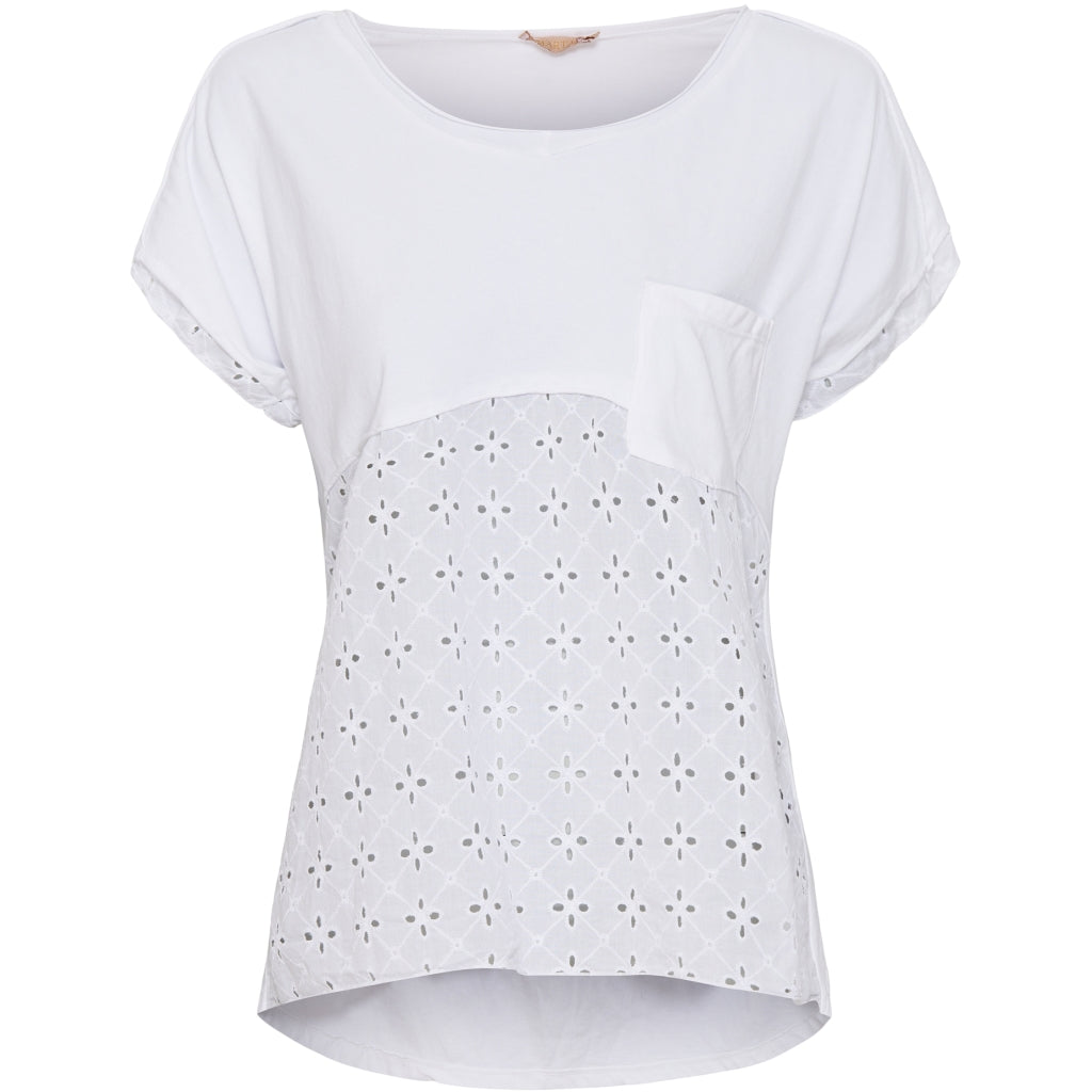 MARTA DU CHATEAU Marta Du Chateau dame t-shirt 41058 Restudsalg White