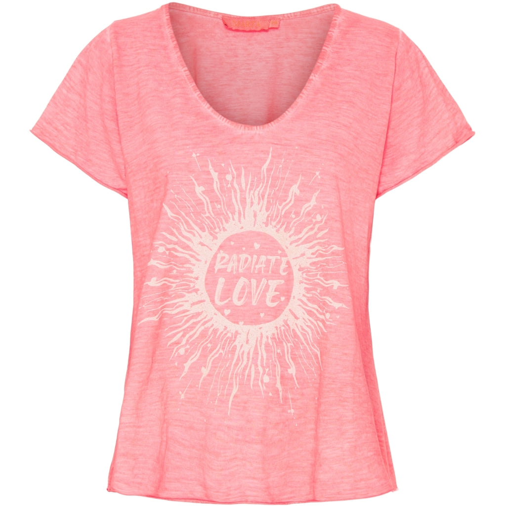 MARTA DU CHATEAU Marta Du Chateau dame t-shirt 5666 Restudsalg Corallo