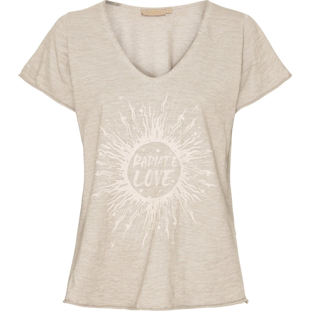 MARTA DU CHATEAU Marta Du Chateau dame t-shirt 5666 Restudsalg Fango