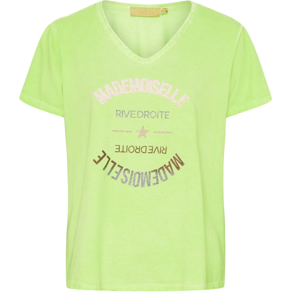 MARTA DU CHATEAU Marta Du Chateau dame t-shirt 66091 Restudsalg Apple Green