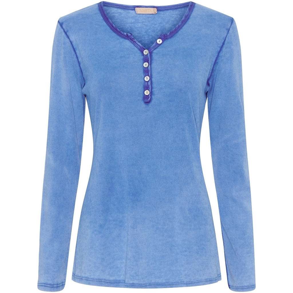 MARTA DU CHATEAU Marta Du Chateau dame t-shirt 9005 T-shirt Blue Royal