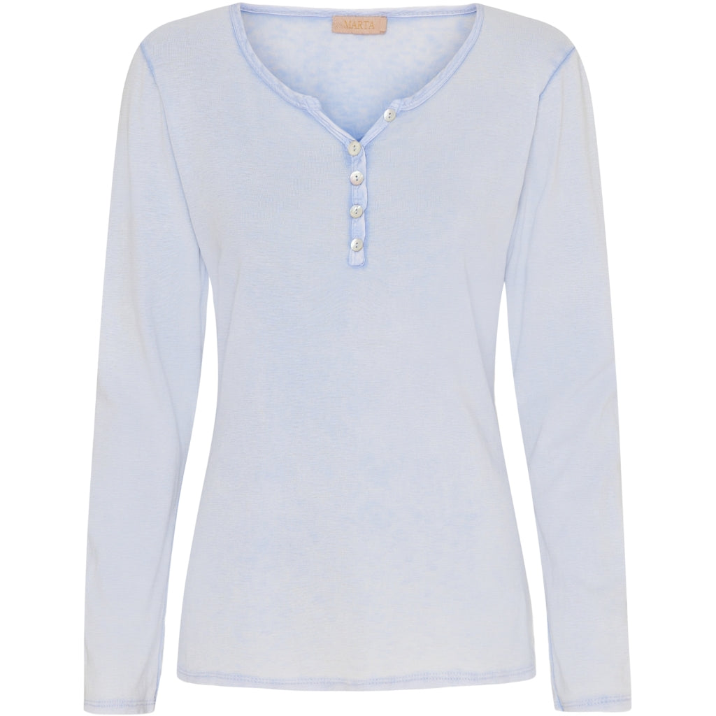 MARTA DU CHATEAU Marta Du Chateau dame t-shirt 9005 T-shirt Celeste