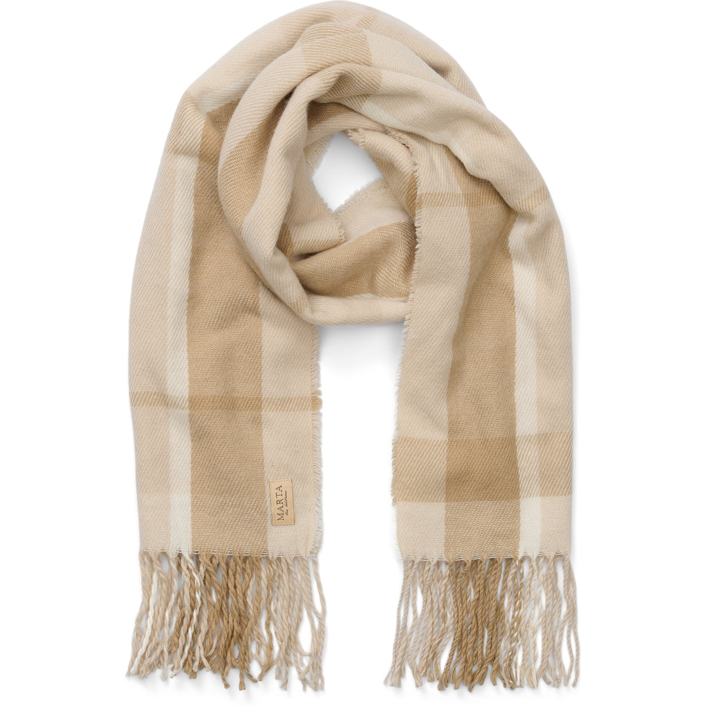 MARTA DU CHATEAU Marta Du Chateau dame tørklæde 182302 Scarf Beige