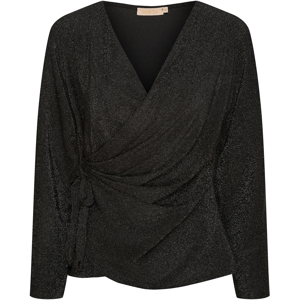 MARTA DU CHATEAU Marta Du Chateau dame top 1612 Restudsalg Black New