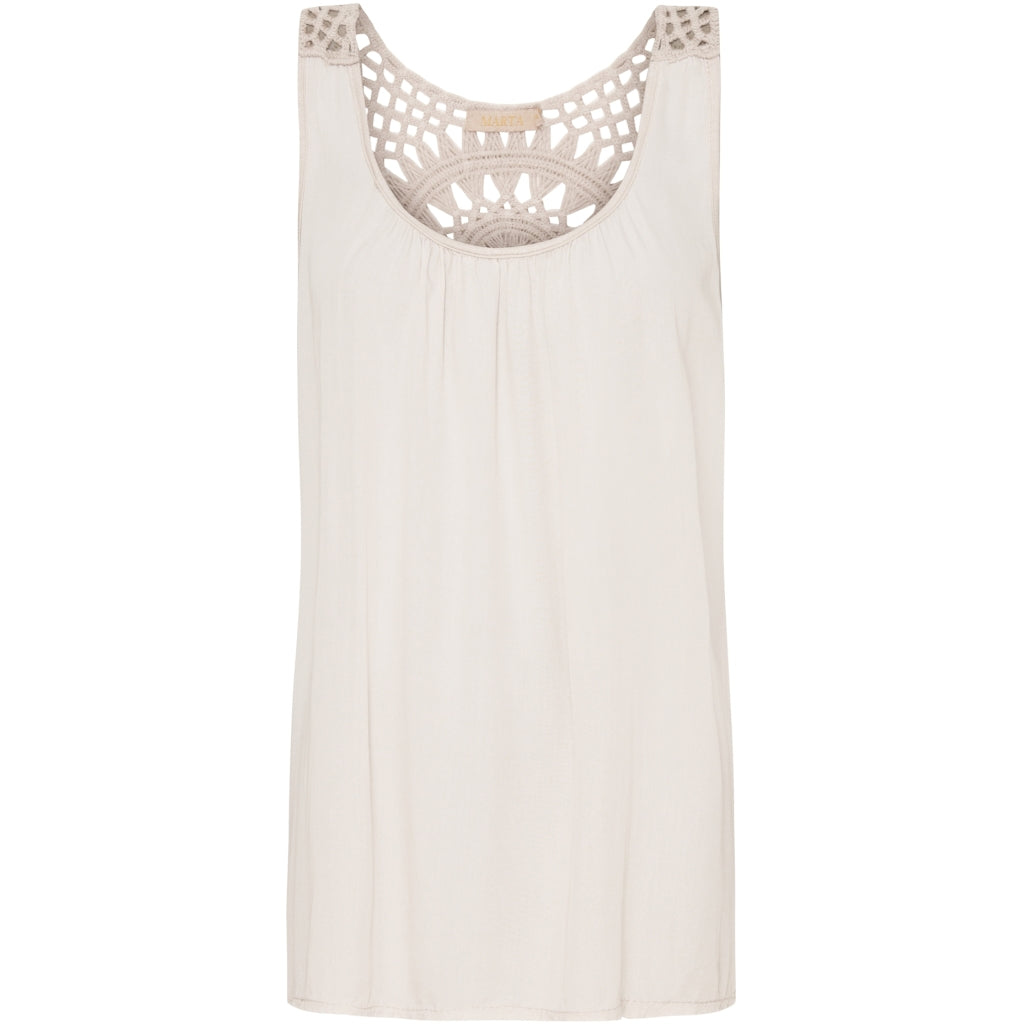 MARTA DU CHATEAU Marta Du Chateau dame top 20515-23 Restudsalg Beige