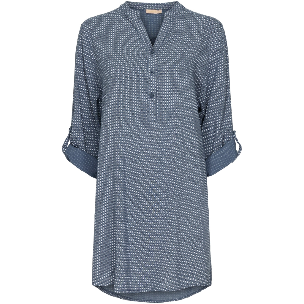 MARTA DU CHATEAU Marta Du Chateau dame tunika 0303 Restudsalg Jeans Blue