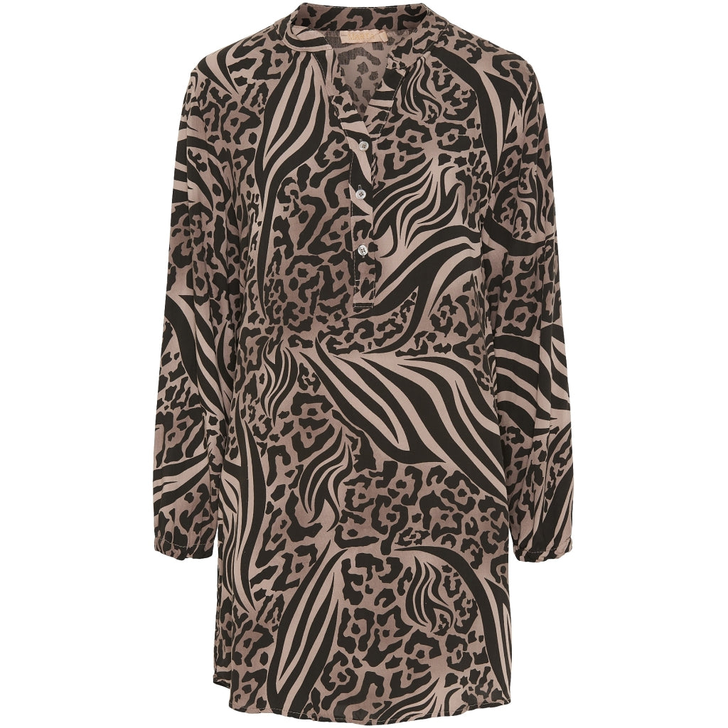 MARTA DU CHATEAU Marta Du Chateau dame tunika 03030 Restudsalg Fango Animal