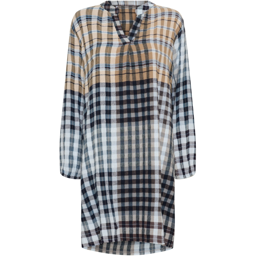 MARTA DU CHATEAU Marta Du Chateau dame tunika 1274B Tunica Blue Check