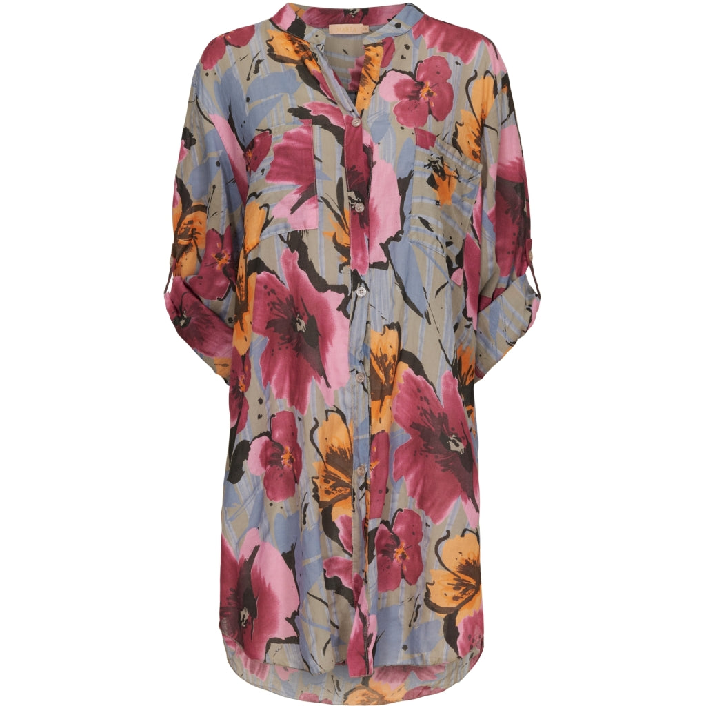 MARTA DU CHATEAU Marta Du Chateau dame tunika 1665 Restudsalg Big Flower Fango