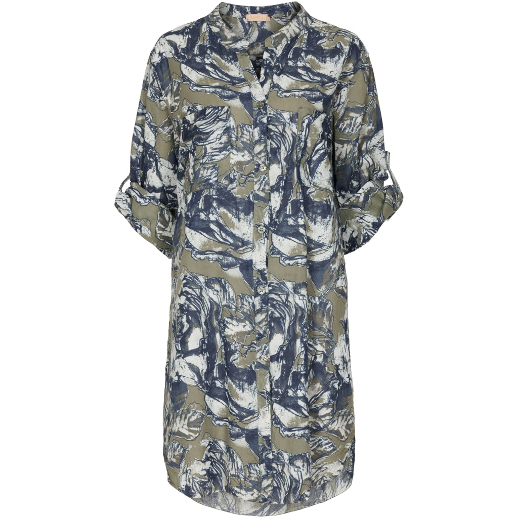 MARTA DU CHATEAU Marta Du Chateau dame tunika 1665 Restudsalg Blue/Kaki