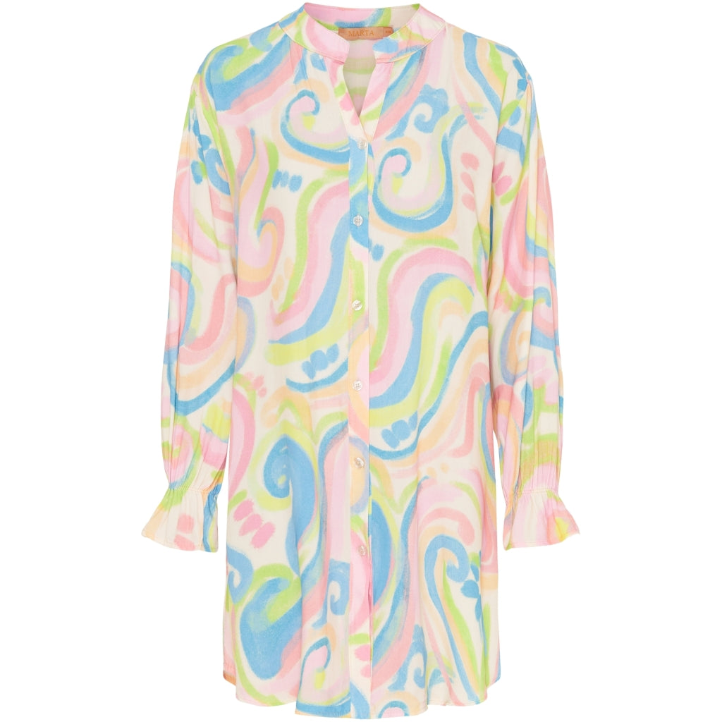 MARTA DU CHATEAU Marta Du Chateau dame tunika 5603 Restudsalg Beige429