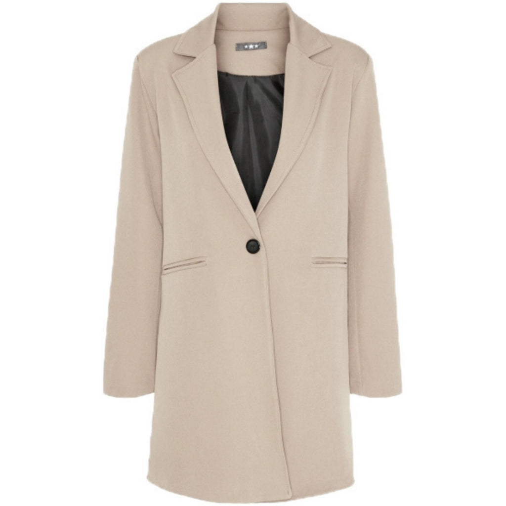 MARTA DU CHATEAU Marta Du Cháteau oversize blazer 4926 Restudsalg Light Beige