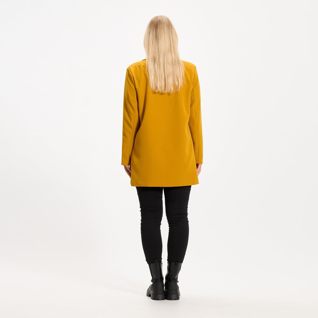 MARTA DU CHATEAU Marta Du Cháteau oversize blazer 4926 Restudsalg Senape