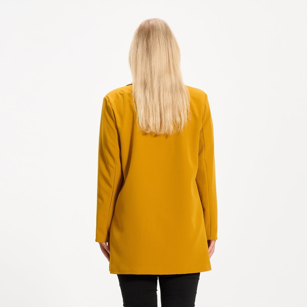 MARTA DU CHATEAU Marta Du Cháteau oversize blazer 4926 Restudsalg Senape
