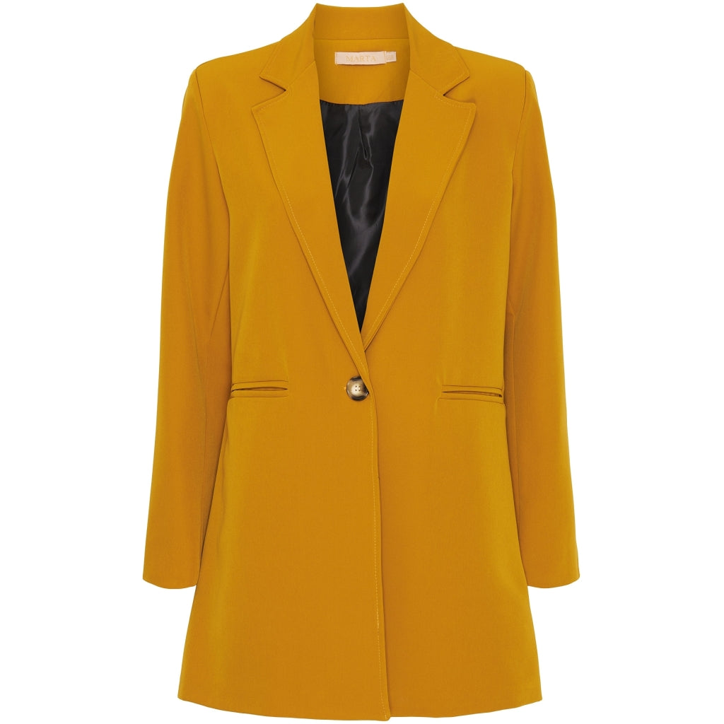 MARTA DU CHATEAU Marta Du Cháteau oversize blazer 4926 Restudsalg Senape