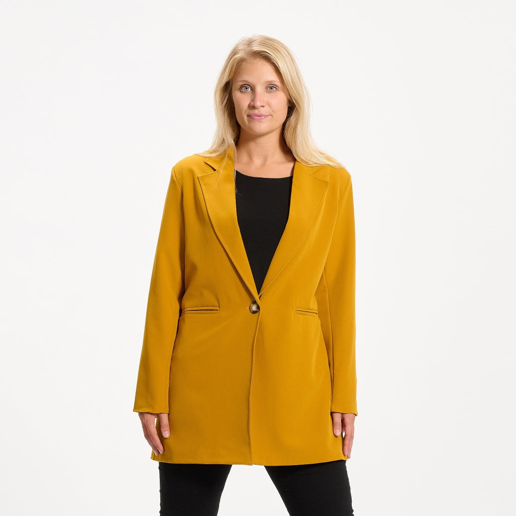 MARTA DU CHATEAU Marta Du Cháteau oversize blazer 4926 Restudsalg Senape