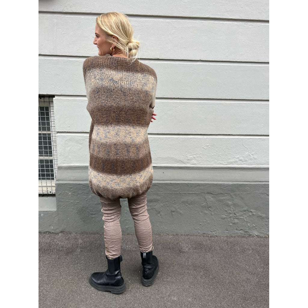 MARTA DU CHATEAU Marta Du Chateau strik cardigan 183 Knit Fango