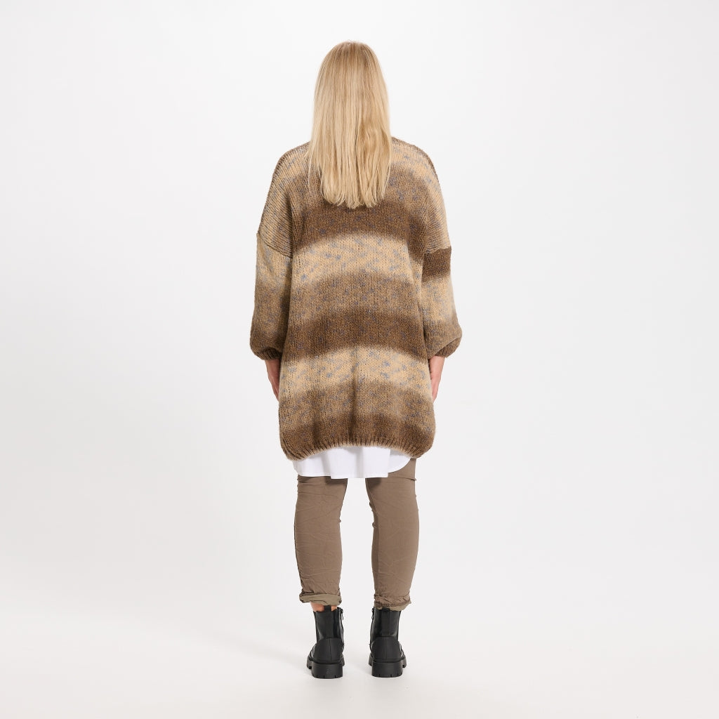 MARTA DU CHATEAU Marta Du Chateau strik cardigan 183 Knit Fango