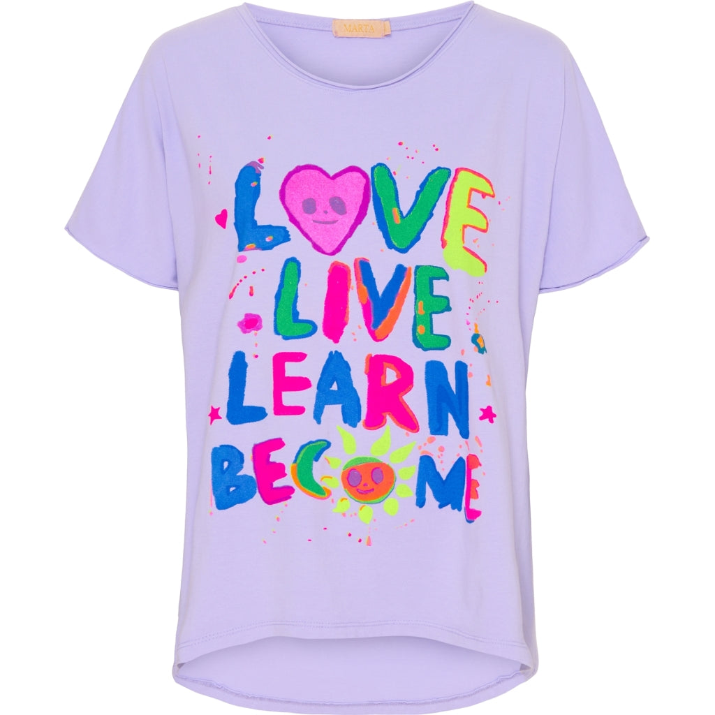 MARTA DU CHATEAU Marta Du Chateau t-shirt 80725B T-shirt Lilac