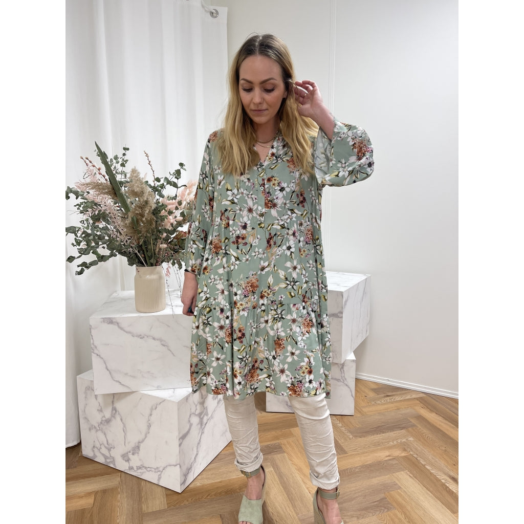 MARTA DU CHATEAU Marta Du Chateau tunika 1240 Restudsalg LightMilitary578