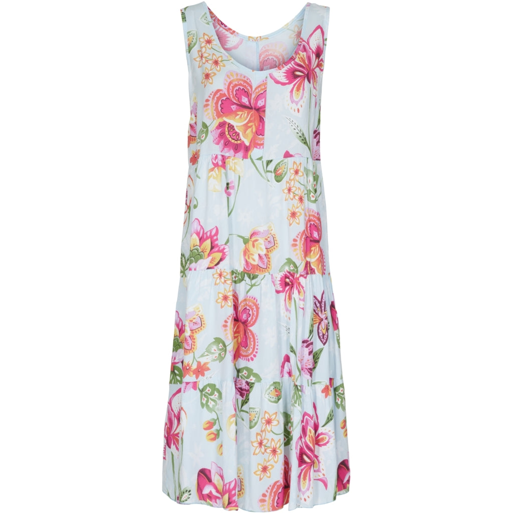 MARTA DU CHATEAU Marta Kjole 3875 Flower Restudsalg Blue