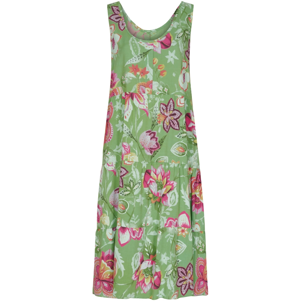MARTA DU CHATEAU Marta Kjole 3875 Flower Restudsalg Green